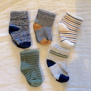 Carter’s Baby Navy Socks Set 3-6M